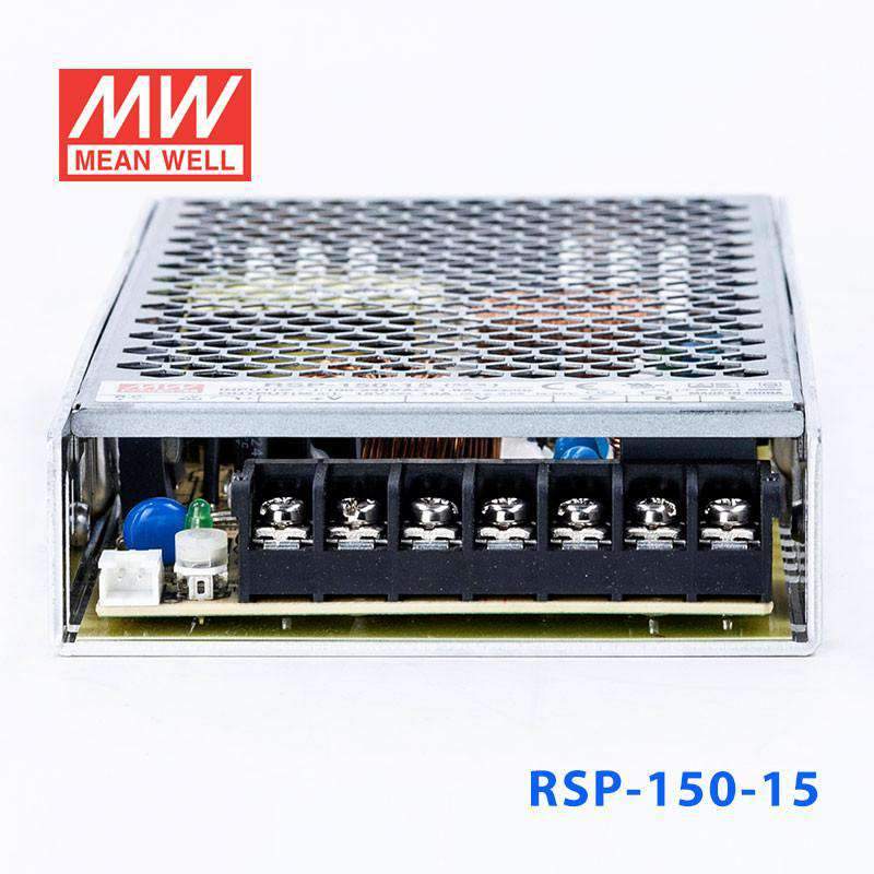 Mean Well RSP - 150 - 15 Power Supply 150W 15V - RSP - 150 - 15 - powersupplymall.com