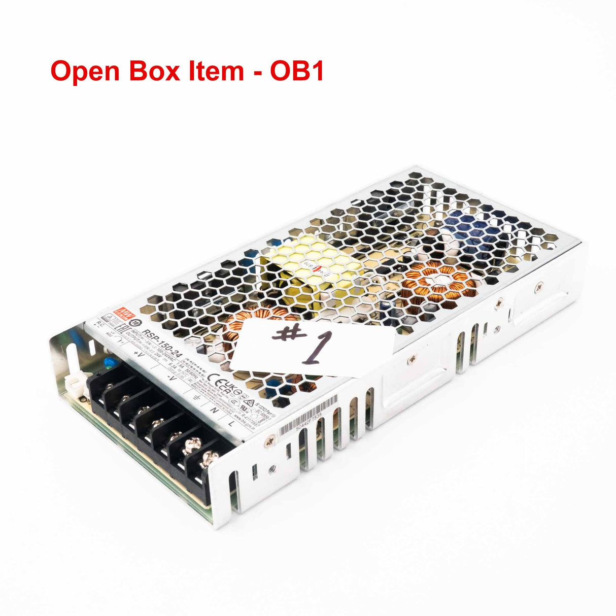 Mean Well RSP - 150 - 24 Power Supply 150W 24V - Open Box - RSP - 150 - 24 - OB1 - powersupplymall.com