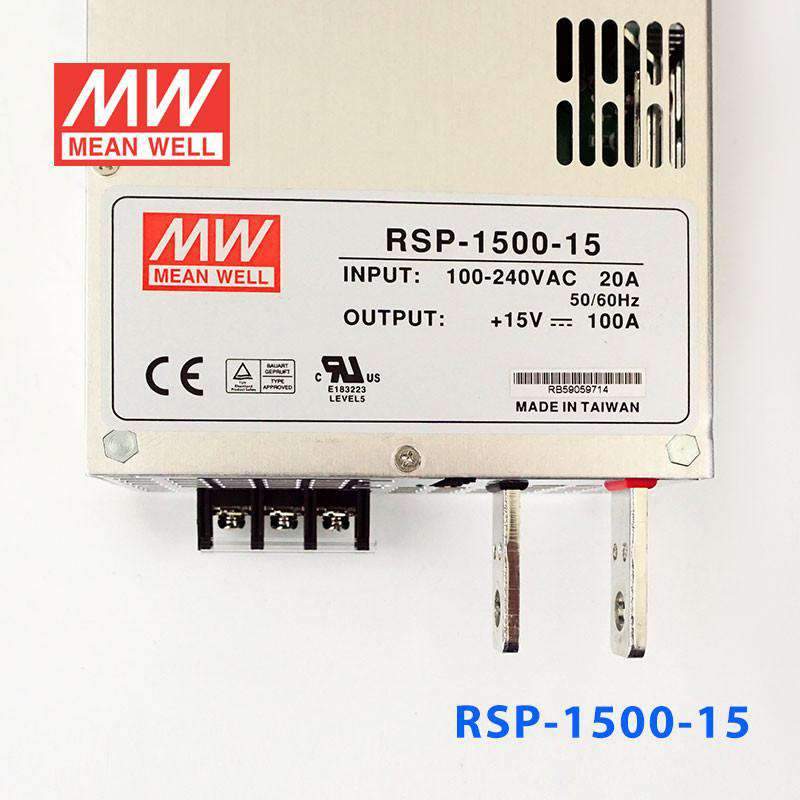 Mean Well RSP - 1500 - 15 Power Supply 1500W 15V - RSP - 1500 - 15 - powersupplymall.com