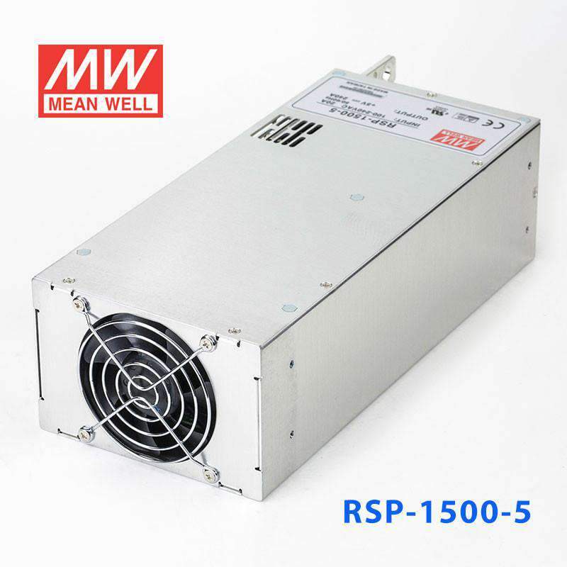 Mean Well RSP - 1500 - 5 Power Supply 1200W 5V - RSP - 1500 - 5 - powersupplymall.com