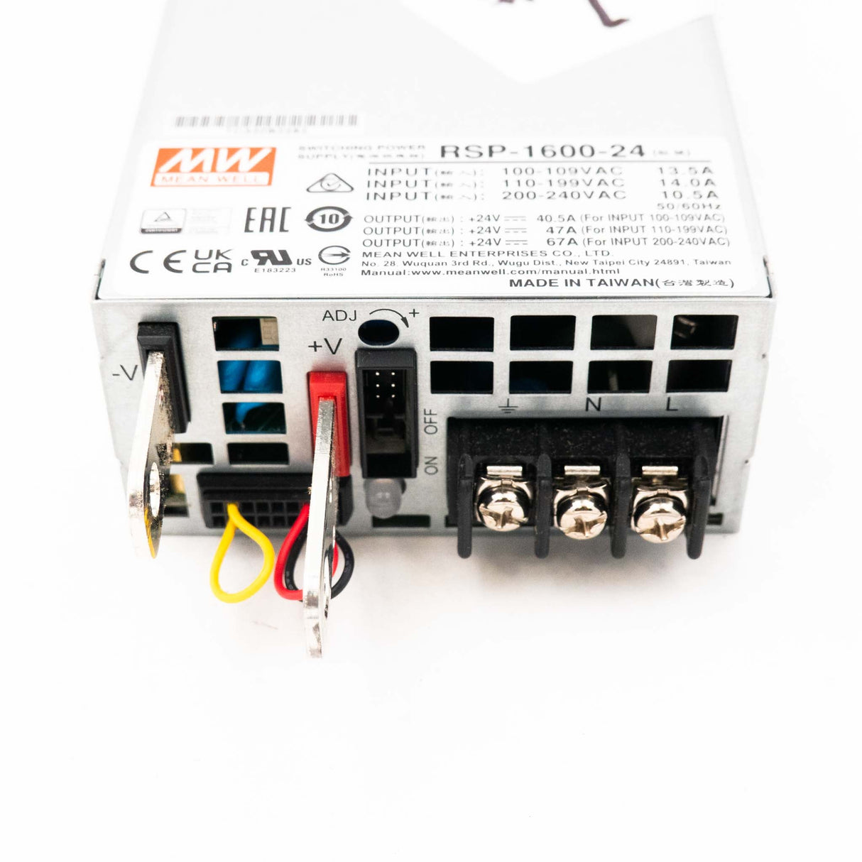 Mean Well RSP - 1600 - 24 Power Supply 1608W 24V - Open Box - RSP - 1600 - 24 - OB1 - powersupplymall.com