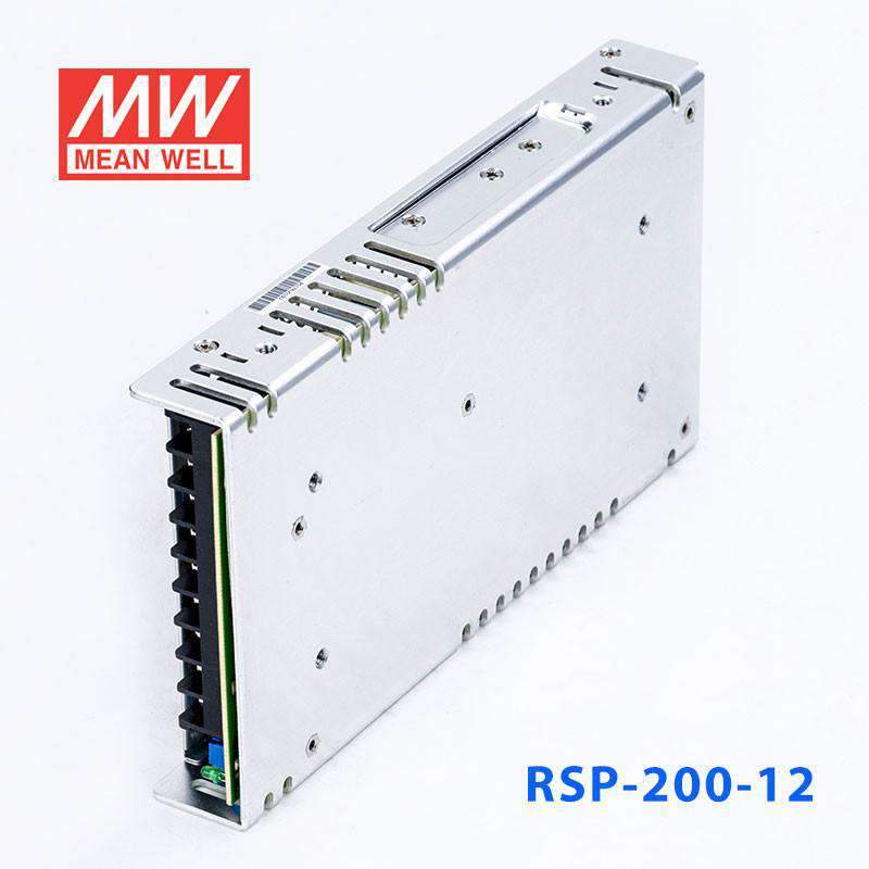 Mean Well RSP - 200 - 12 Power Supply 200W 12V - RSP - 200 - 12 - powersupplymall.com