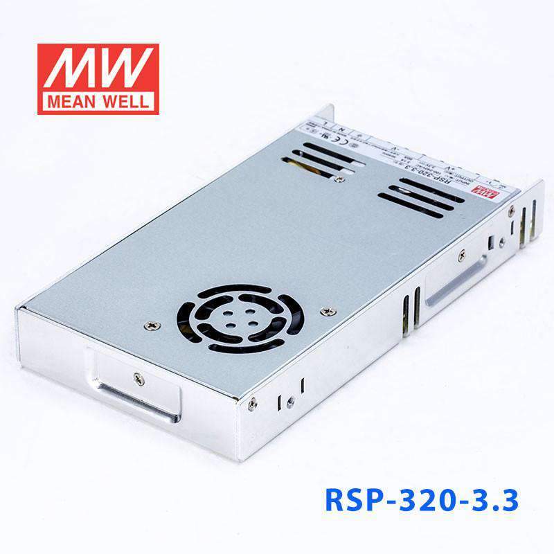 Mean Well RSP-320-3.3 Power Supply 198W 3.3V 60A - RSP-320-3.3 - powersupplymall.com