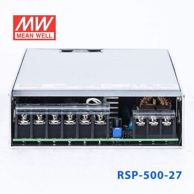 Mean Well RSP - 500 - 27 Power Supply 500W 27V - RSP - 500 - 27 - powersupplymall.com