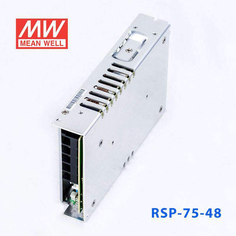 Mean Well RSP - 75 - 48 Power Supply 75W 48V - RSP - 75 - 48 - powersupplymall.com