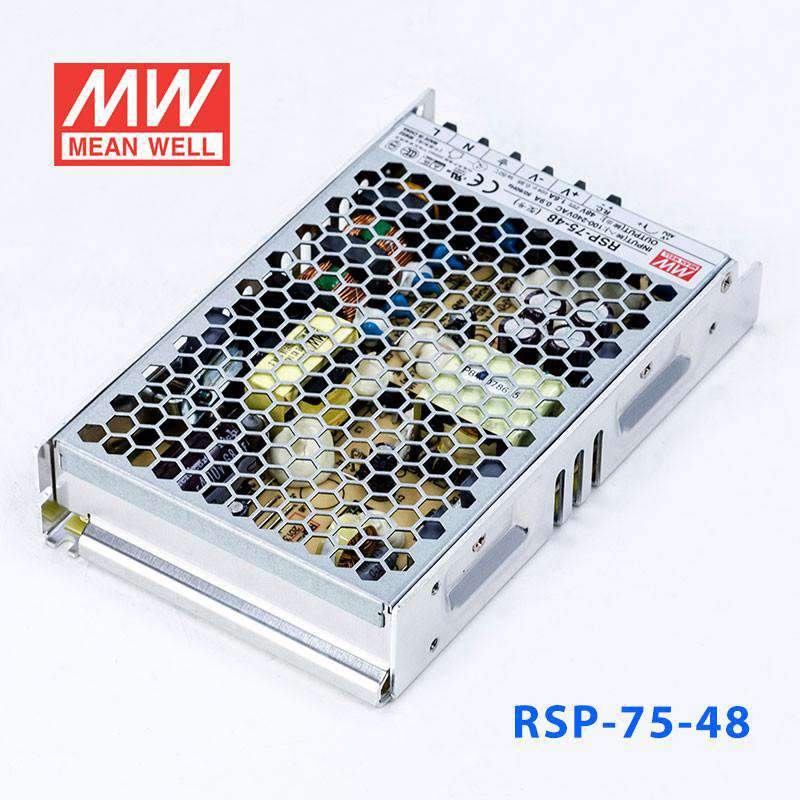 Mean Well RSP - 75 - 48 Power Supply 75W 48V - RSP - 75 - 48 - powersupplymall.com