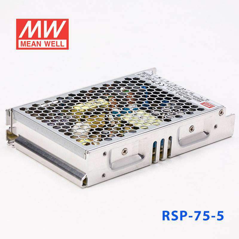 Mean Well RSP - 75 - 5 Power Supply 75W 5V - RSP - 75 - 5 - powersupplymall.com