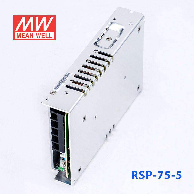 Mean Well RSP - 75 - 5 Power Supply 75W 5V - RSP - 75 - 5 - powersupplymall.com
