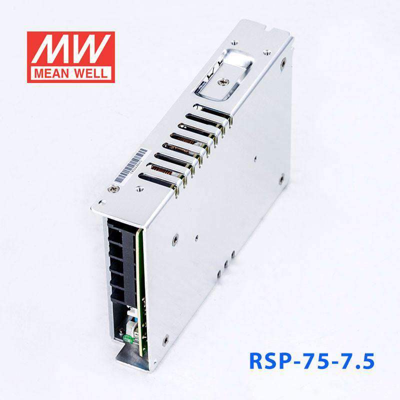 Mean Well RSP - 75 - 7.5 Power Supply 75W 7.5V - RSP - 75 - 7.5 - powersupplymall.com