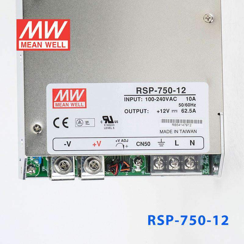 Mean Well RSP - 750 - 12 Power Supply 750W 12V - RSP - 750 - 12 - powersupplymall.com