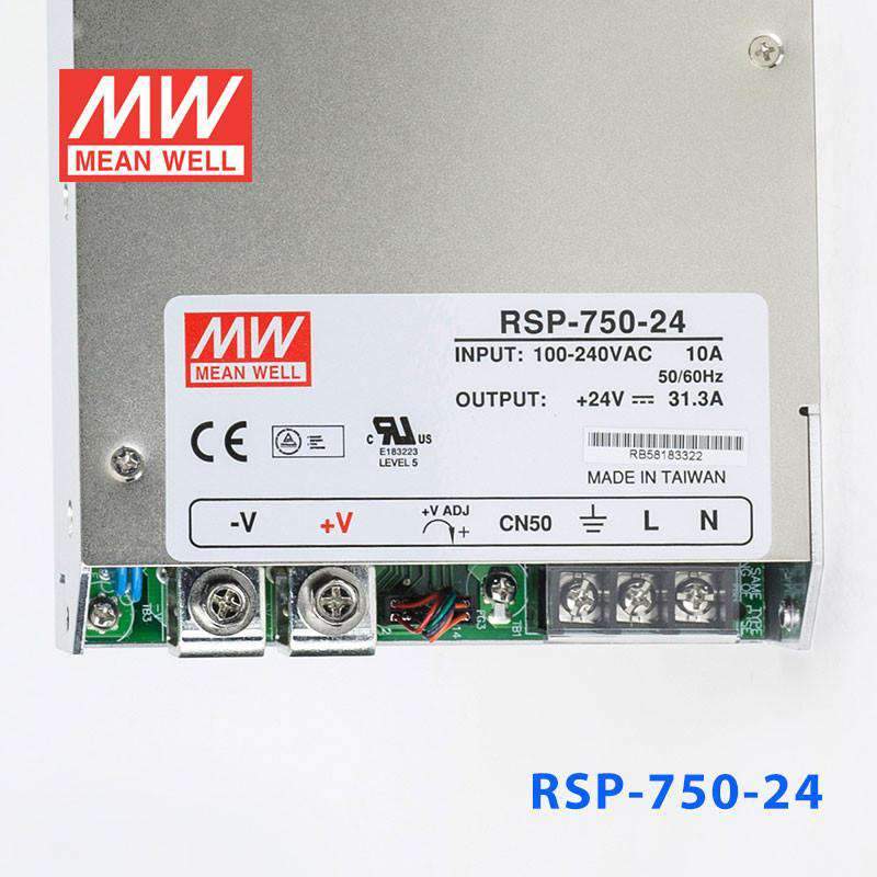 Mean Well RSP - 750 - 24 Power Supply 750W 24V - RSP - 750 - 24 - powersupplymall.com