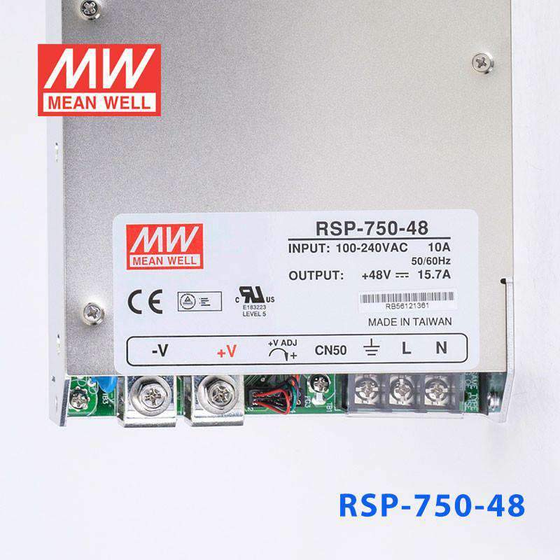 Mean Well RSP - 750 - 48 Power Supply 750W 48V - RSP - 750 - 48 - powersupplymall.com