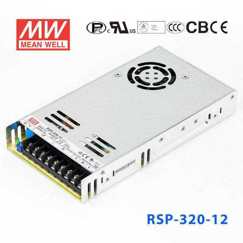 Mean Well RSP Series Power Supply 12V (75~2400W) - powersupplymall.com