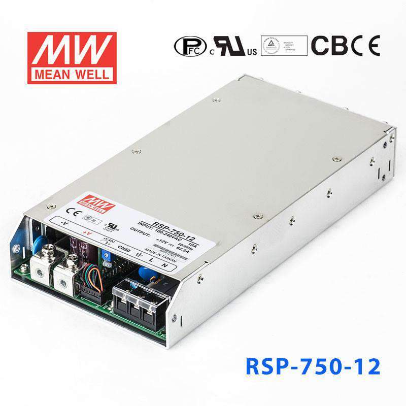 Mean Well RSP Series Power Supply 12V (75~2400W) - powersupplymall.com