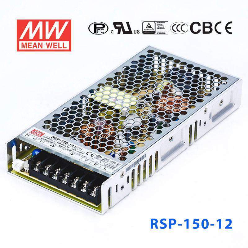 Mean Well RSP Series Power Supply 12V (75~2400W) - powersupplymall.com