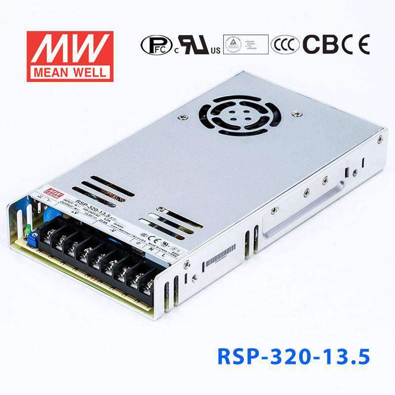 Mean Well RSP Series Power Supply 13.5V (75~320W) - - powersupplymall.com