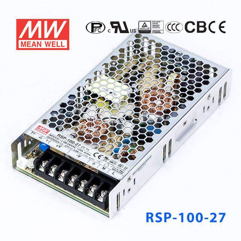 Mean Well RSP Series Power Supply 27V (75~1600W) - powersupplymall.com