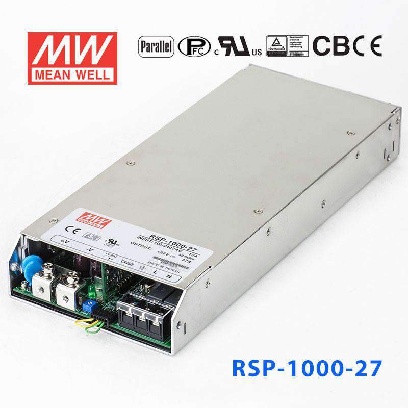 Mean Well RSP Series Power Supply 27V (75~1600W) - - powersupplymall.com
