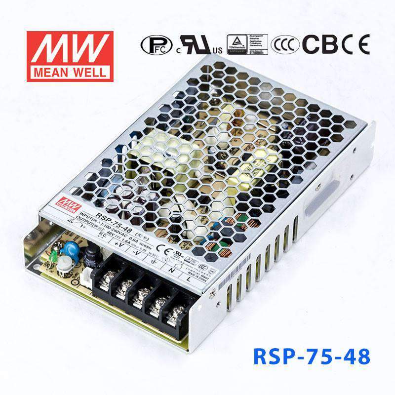 Mean Well RSP Series Power Supply 48V (75~3000W) - powersupplymall.com