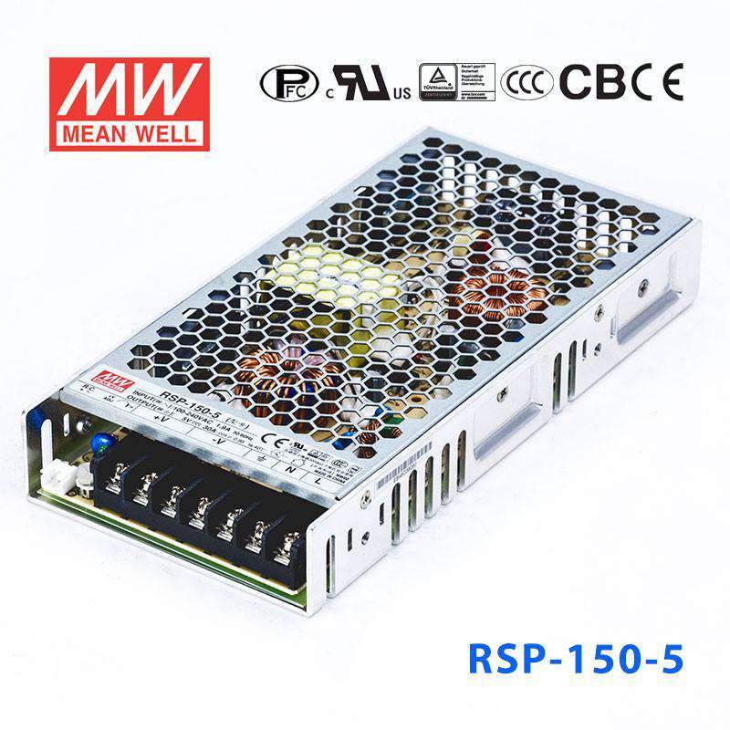 Mean Well RSP Series Power Supply 5V (75~1200W) - - powersupplymall.com