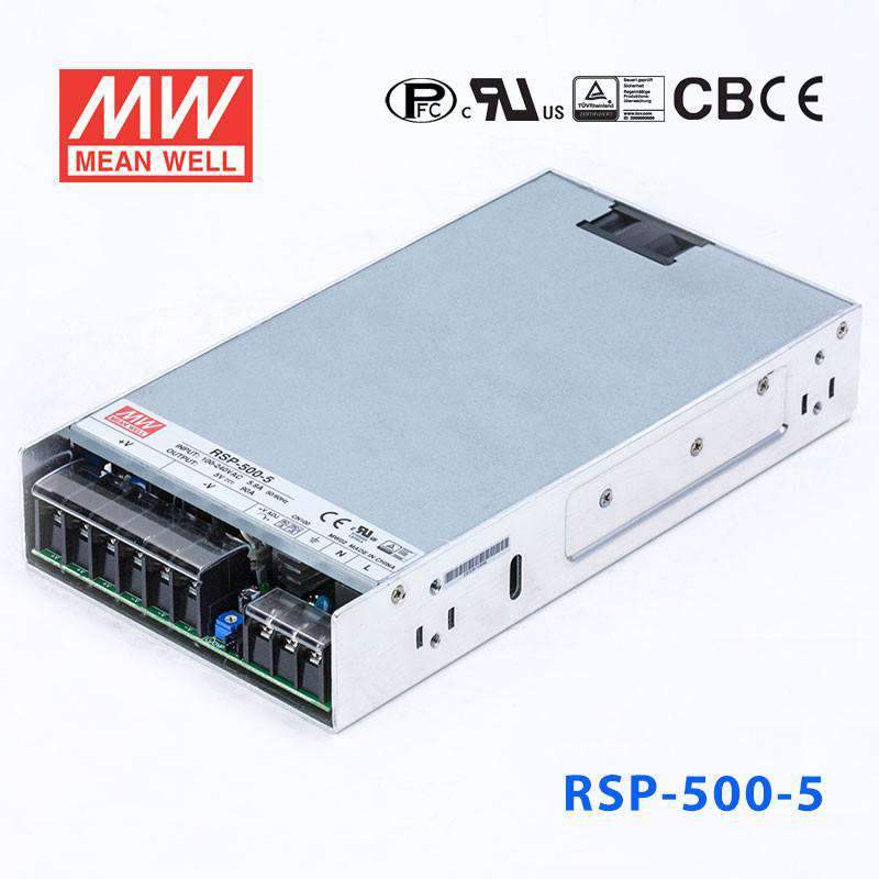 Mean Well RSP Series Power Supply 5V (75~1200W) - - powersupplymall.com