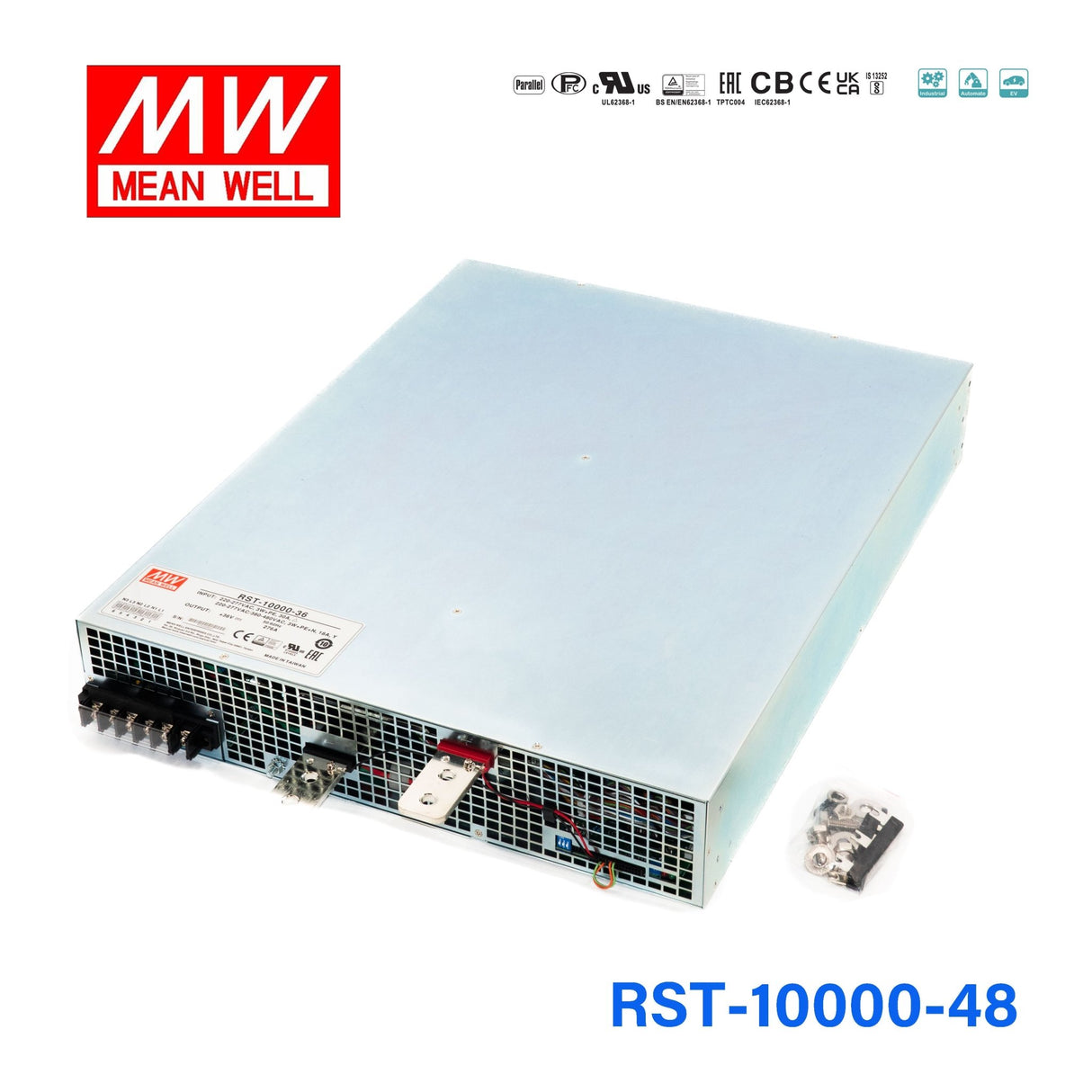 Mean Well RST - 10000 - 48 Power Supply 10080W 48V - RST - 10000 - 48 - powersupplymall.com
