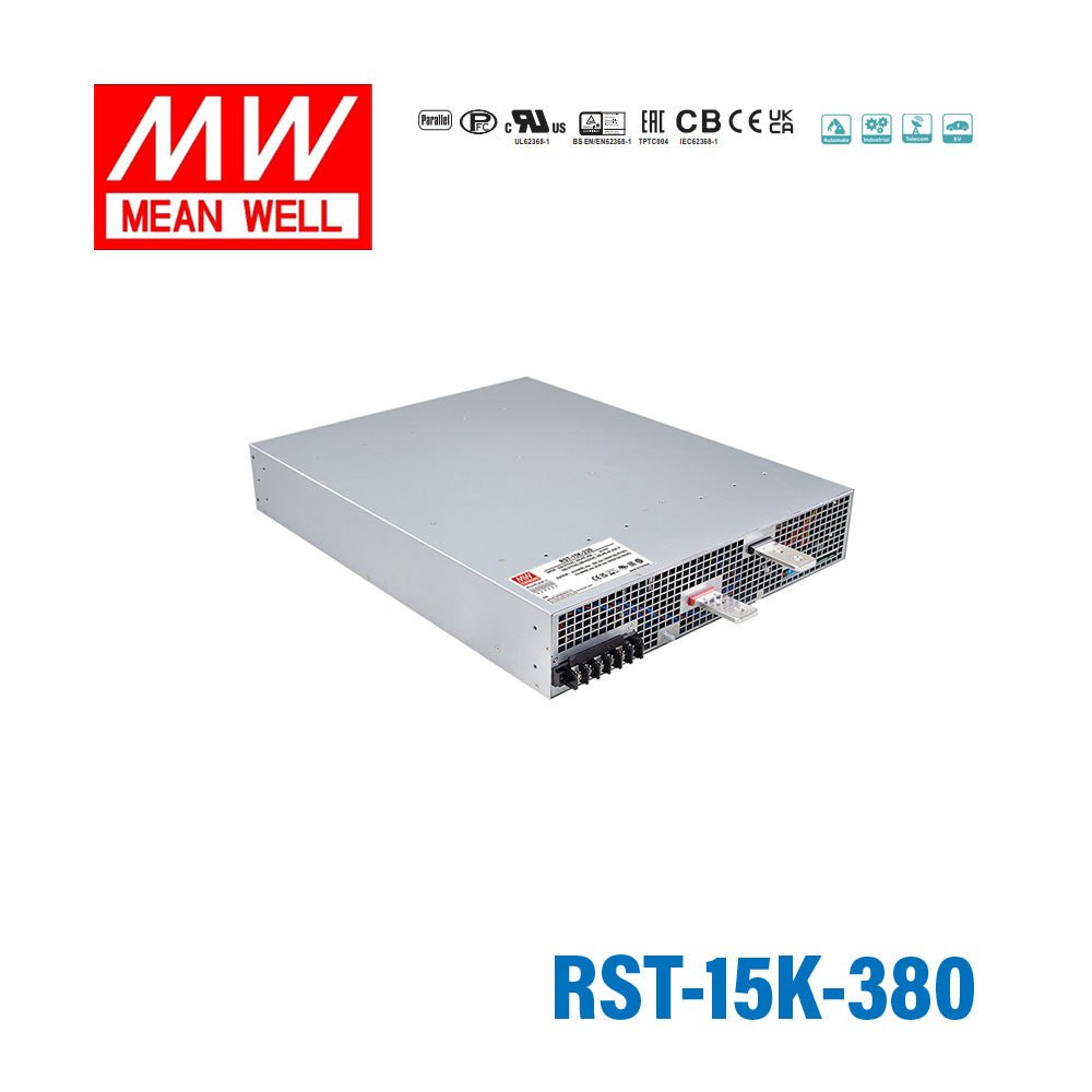 Mean Well RST - 15K - 380 High Power AC/DC Power Supply 15030W, 3 Phase Input, 380V Output - RST-15K-380 - powersupplymall.com
