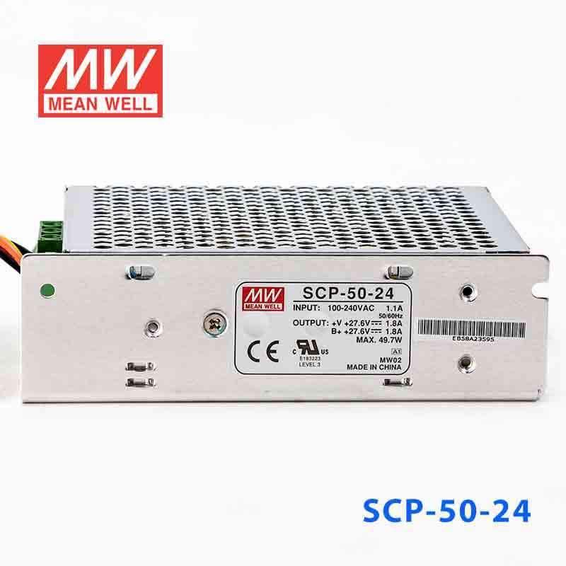 Mean Well SCP-50-24 Power supply 49.7W 27.6V 1.8A - SCP-50-24 - powersupplymall.com