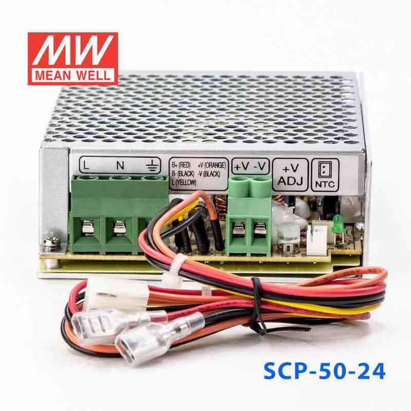 Mean Well SCP - 50 - 24 Power supply 49.7W 27.6V 1.8A - SCP - 50 - 24 - powersupplymall.com