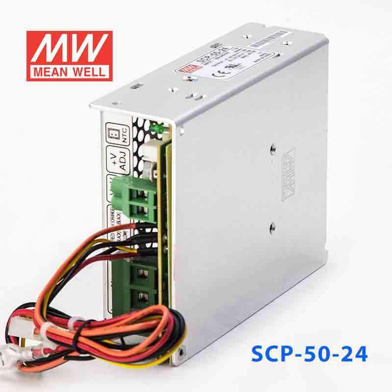 Mean Well SCP - 50 - 24 Power supply 49.7W 27.6V 1.8A - SCP - 50 - 24 - powersupplymall.com