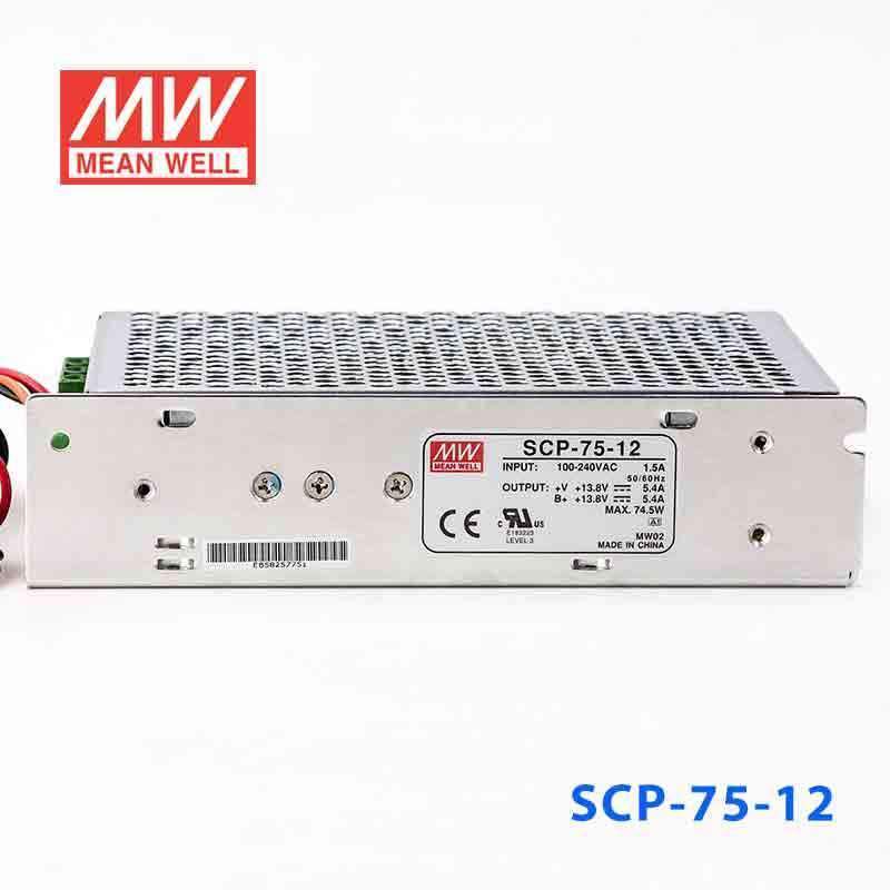 Mean Well SCP - 75 - 12 Power supply 74.5W 13.8V 5.4A - SCP - 75 - 12 - powersupplymall.com