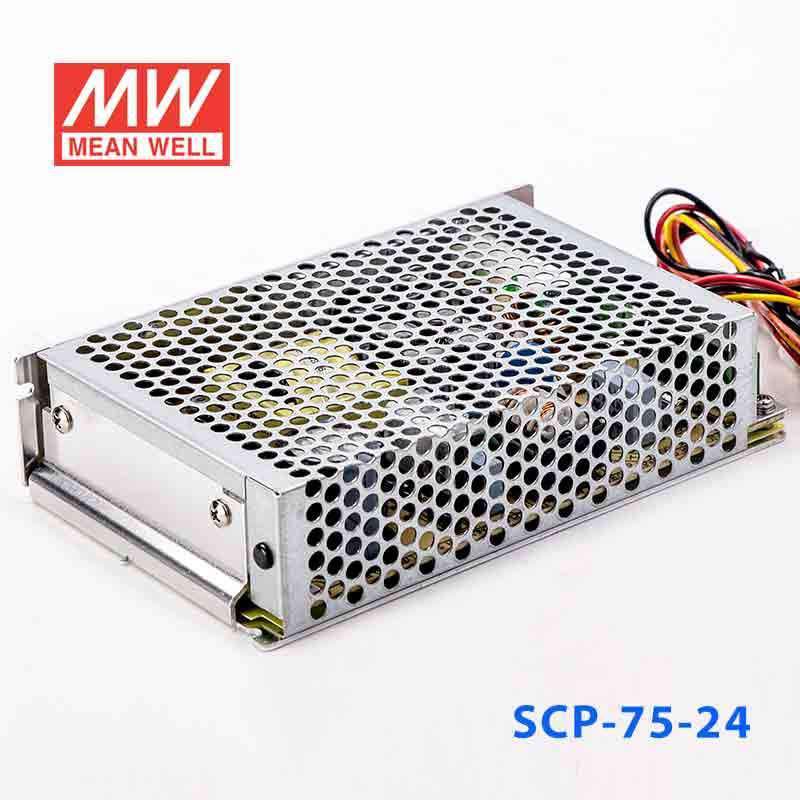 Mean Well SCP - 75 - 24 Power supply 74.5W 27.6V 2.7A - SCP - 75 - 24 - powersupplymall.com