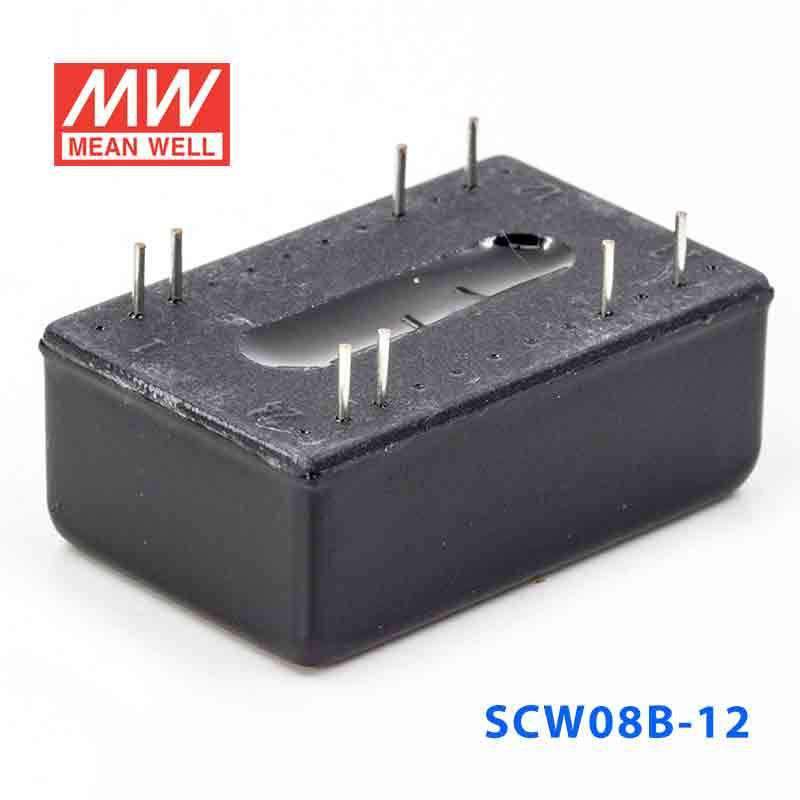 Mean Well SCW08B - 12 DC - DC Converter - 8W 18~36V DC in 12V out - SCW08B - 12 - powersupplymall.com
