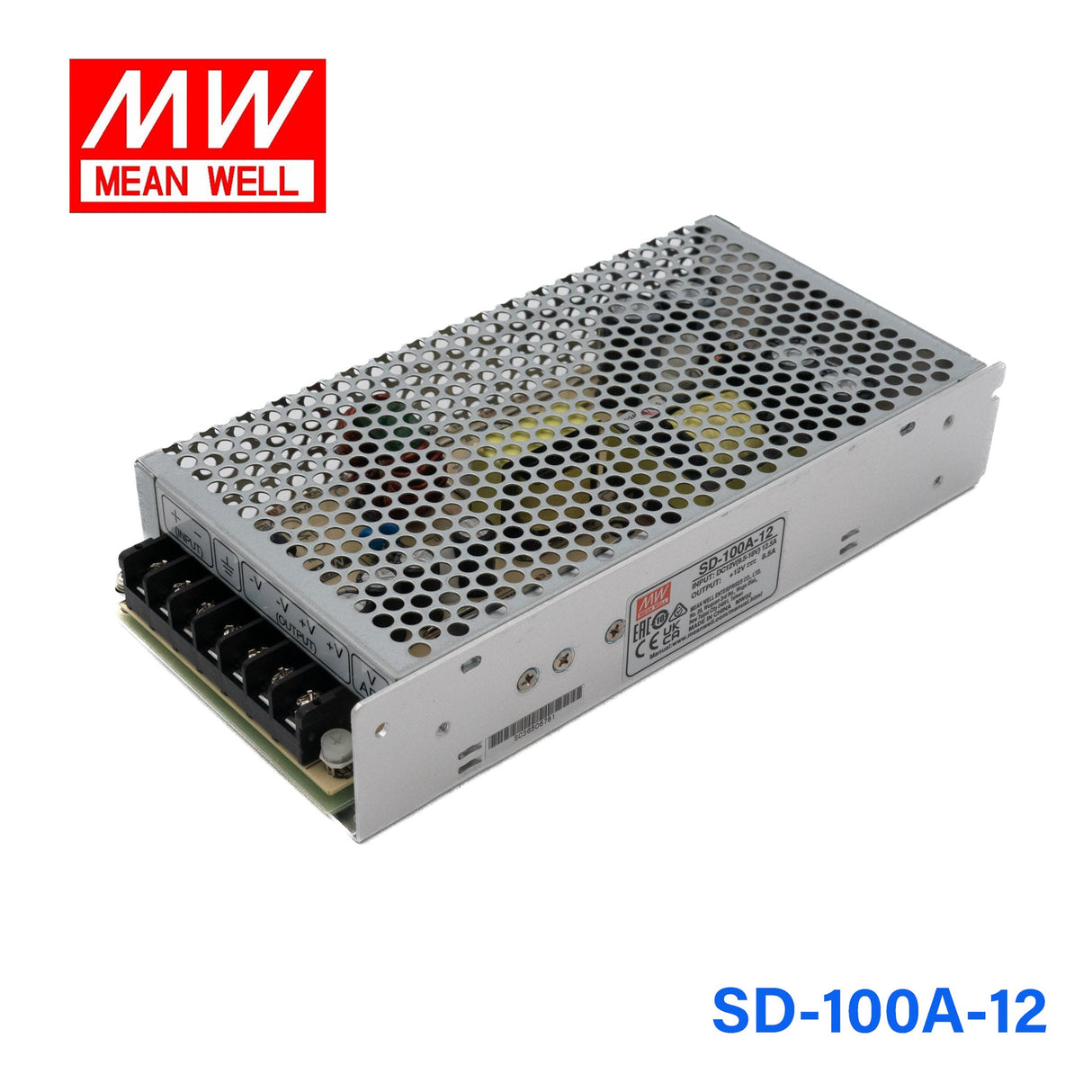 Mean Well SD - 100A - 12 DC - DC Converter - 100W - 9.5~18V in 12V out - SD - 100A - 12 - powersupplymall.com