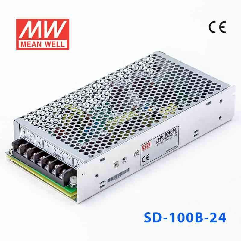 Mean Well SD - 100B - 24 DC - DC Converter - 100W - 19~36V in 24V out - SD - 100B - 24 - powersupplymall.com