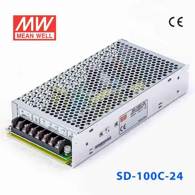 Mean Well SD - 100C - 24 DC - DC Converter - 100W - 36~72V in 24V out - SD - 100C - 24 - powersupplymall.com