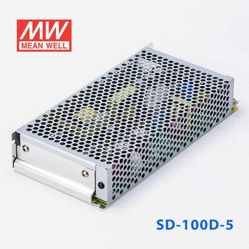 Mean Well SD-100D-5 DC-DC Converter - 100W - 72~144V in 5V out 18A - SD-100D-5 - powersupplymall.com