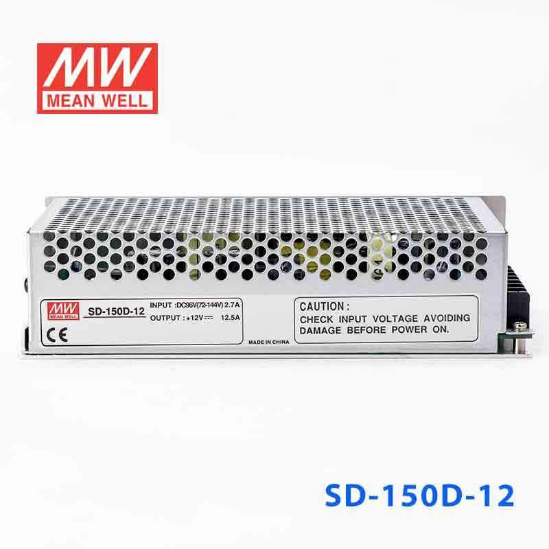 Mean Well SD-150D-12 DC-DC Converter - 150W - 72~144V in 12V out 12.5A - SD-150D-12 - powersupplymall.com