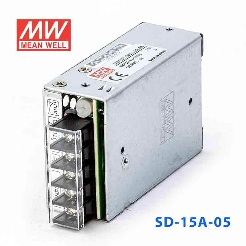 Mean Well SD - 15A - 5 DC - DC Converter - 15W - 9.2~18V in 5V out - SD - 15A - 5 - powersupplymall.com