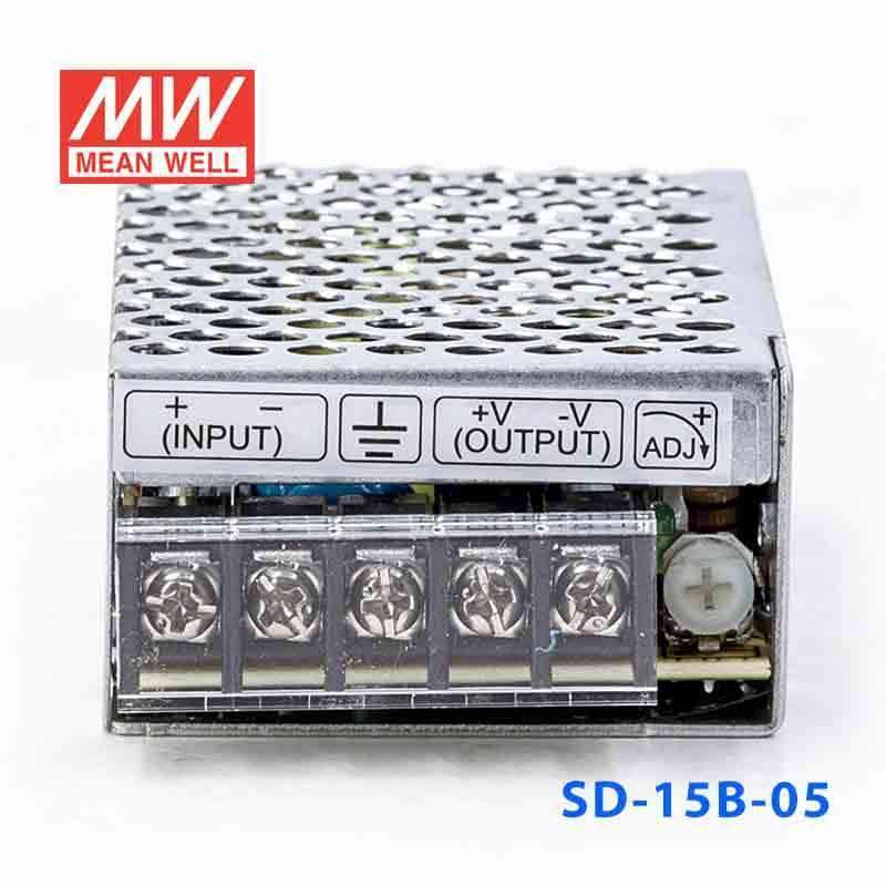 Mean Well SD - 15B - 5 DC - DC Converter - 15W - 18~36V in 5V out - SD - 15B - 5 - powersupplymall.com
