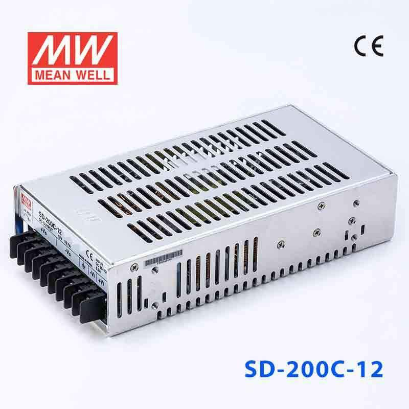 Mean Well SD - 200C - 12 DC - DC Converter - 200W - 36~72V in 12V out - SD - 200C - 12 - powersupplymall.com