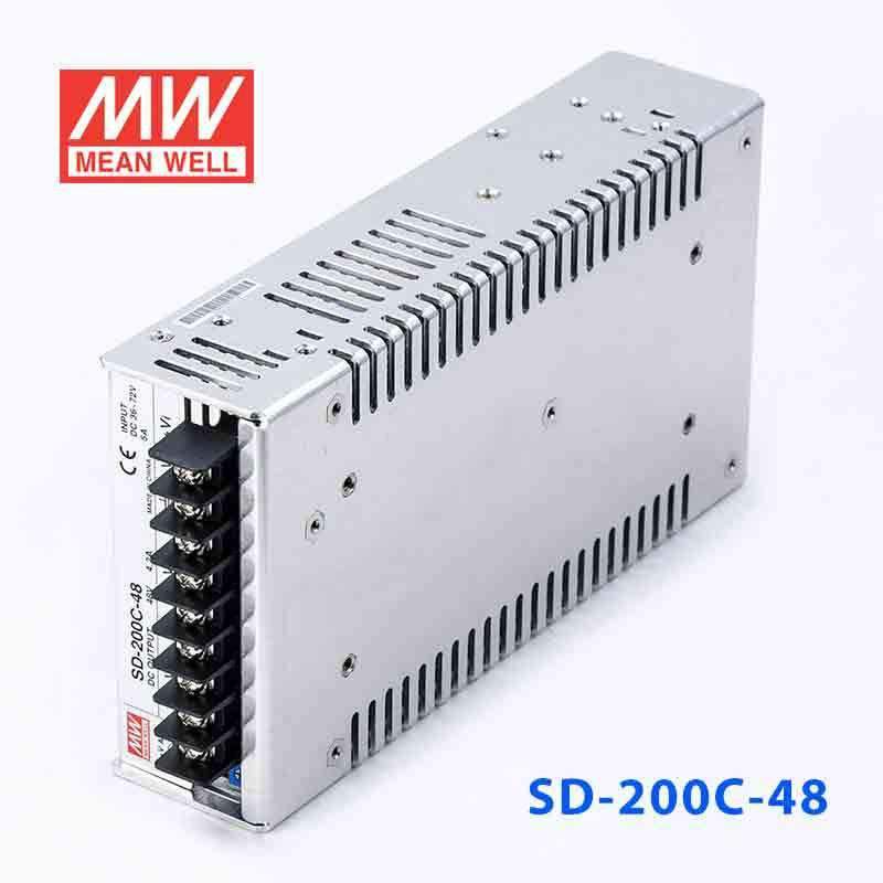 Mean Well SD - 200C - 48 DC - DC Converter - 200W - 36~72V in 48V out - SD - 200C - 48 - powersupplymall.com