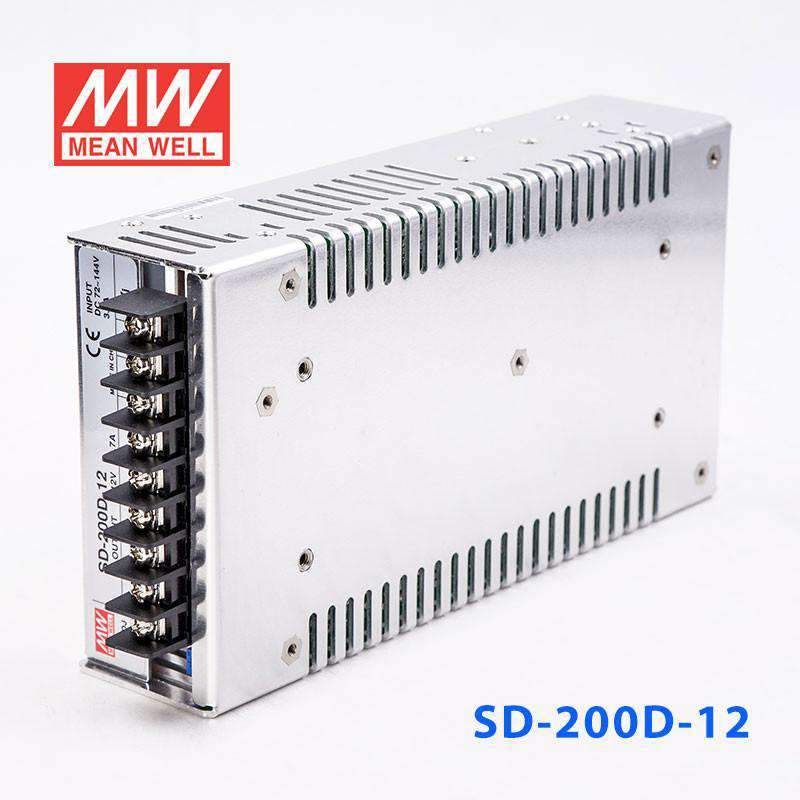 Mean Well SD - 200D - 12 DC - DC Converter - 200W - 72~144V in 12V out - SD - 200D - 12 - powersupplymall.com