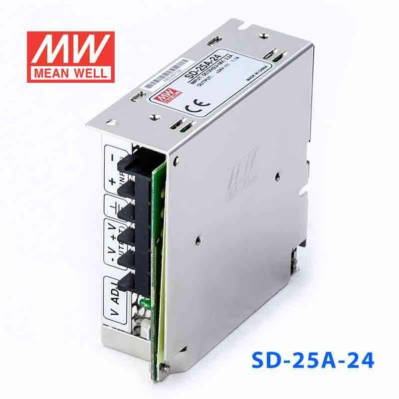 Mean Well SD - 25A - 24 DC - DC Converter - 25W - 9.2~18V in 24V out - SD - 25A - 24 - powersupplymall.com