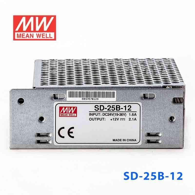 Mean Well SD - 25B - 12 DC - DC Converter - 25W - 19~36V in 12V out - SD - 25B - 12 - powersupplymall.com