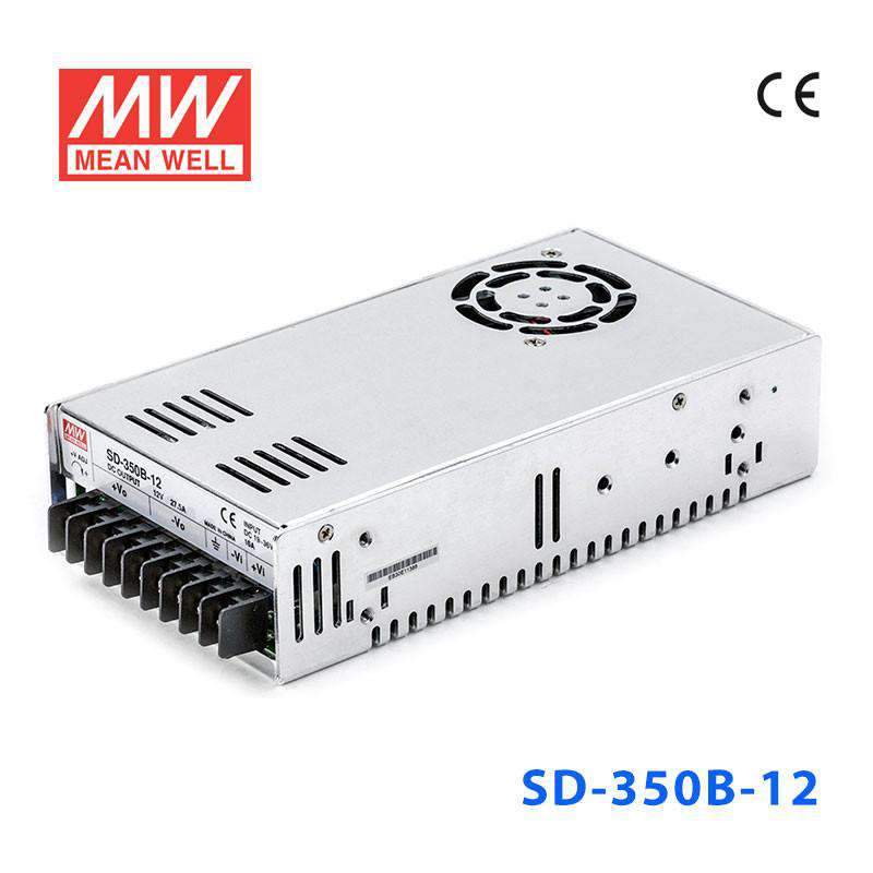 Mean Well SD - 350B - 12 DC - DC Converter - 330W - 19~36V in 12V out - SD - 350B - 12 - powersupplymall.com