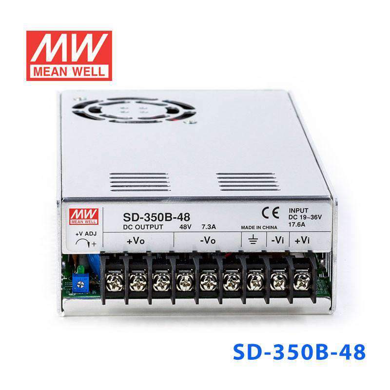 Mean Well SD - 350B - 48 DC - DC Converter - 350W - 19~36V in 48V out - SD - 350B - 48 - powersupplymall.com