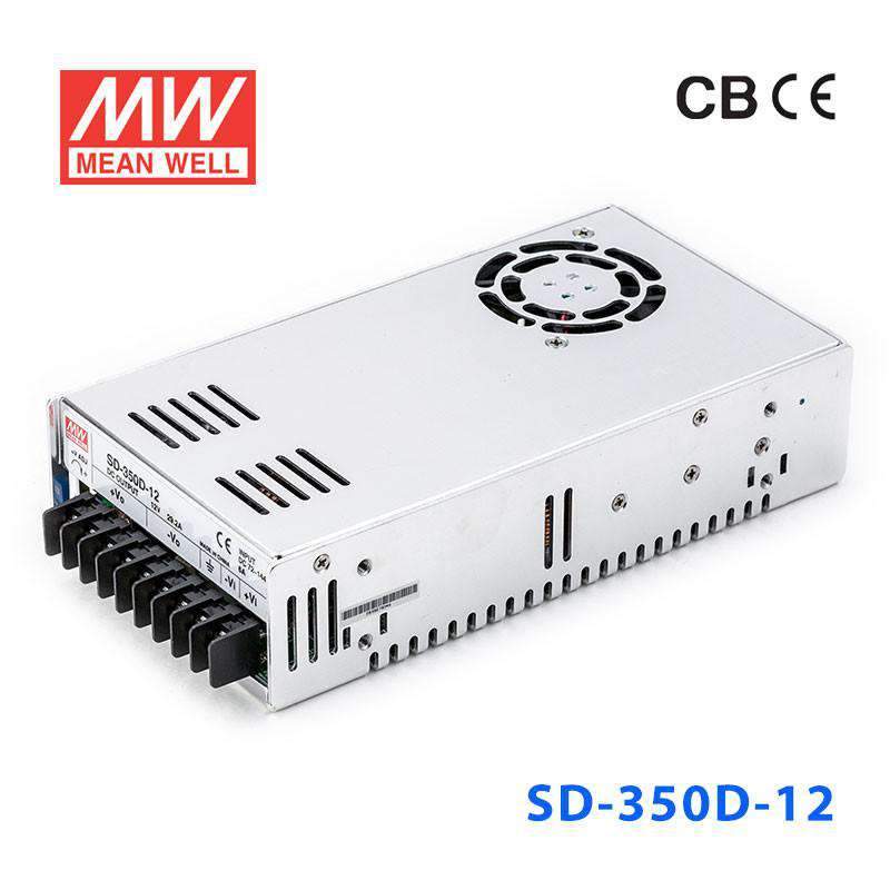 Mean Well SD - 350D - 12 DC - DC Converter - 330W - 72~144V in 12V out - SD - 350D - 12 - powersupplymall.com