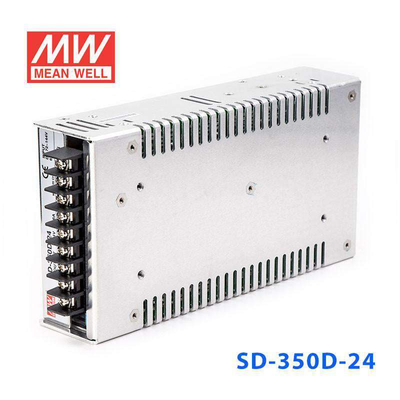 Mean Well SD-350D-24 DC-DC Converter - 350W - 72~144V in 24V out 14.6A - SD-350D-24 - powersupplymall.com