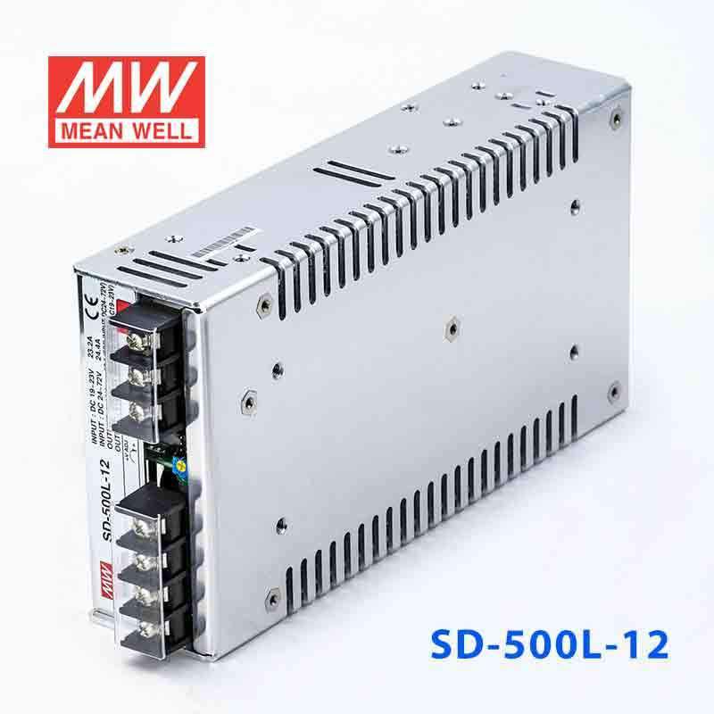 Mean Well SD - 500L - 12 DC - DC Converter - 480W - 19~72V in 12V out - SD - 500L - 12 - powersupplymall.com